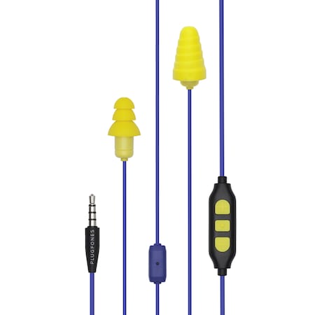 Plugfones Earplug/Phn Set+Mic Yel PGP-UY